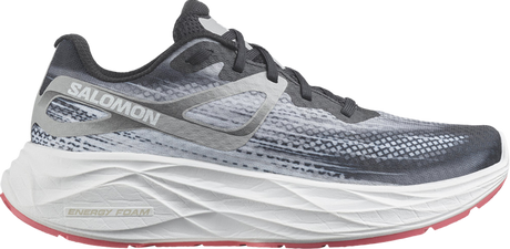 Salomon Womens Aero Glide Sneakers Shoes in Black/Alloy/Tea Rose