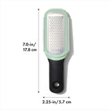 OXO Good Grips Etched Ginger and Garlic Grater 25.65 cm*9.4 cm*9.65cm Green