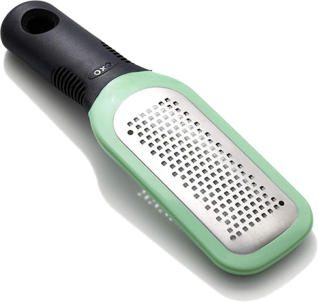 OXO Good Grips Etched Ginger and Garlic Grater 25.65 cm*9.4 cm*9.65cm Green