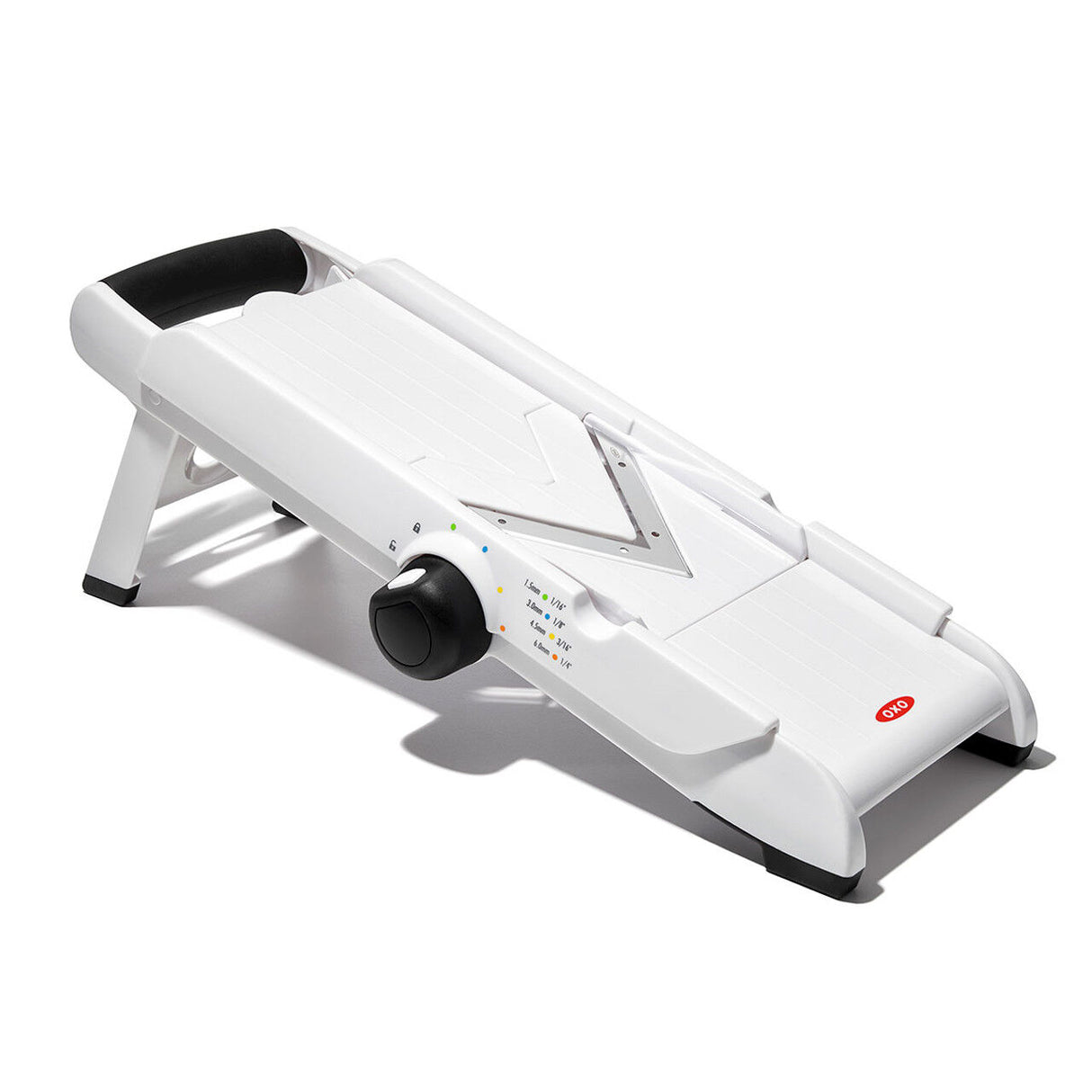 OXO Good Grips V-Blade Mandoline Slicer – Adjustable Stainless Steel Blade Vegetable Fruit Cutter with Grip
