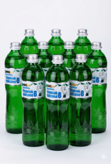 500ml Poljana Kvasova Sparkling Mineral Water from Ukraine for Gut Health (Glass Bottle)