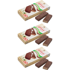 3x 210g Kaprizulya Chocolate Wafer/Waffle Biscuit Cakes w/Fructose (Diabetic Friendly) - Product of Ukraine (Bulk Pack)