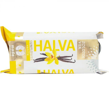 270g Zolotoi Vek Sunflower Halva (Vanilla Flavoured) - Product of Ukraine