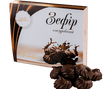 250g Zephyr Soft Marshmallow Meringue "Penguin" - Chocolate (1 Box of Zefir) - Product of Ukraine