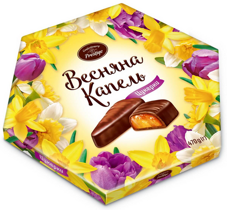 Prestige 470g Vesnyana Kapel Jelly Candies Chocolates in Gift Box - Product of Ukraine
