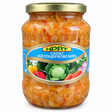 660g "Bilotserkivsky" Cabbage Salad Pickled Kapusta & Vegetables in Glass Jar - Product of Ukraine