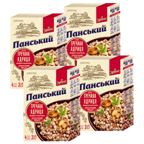 1.6kg Sachets Ukrainian Buckwheat Groats Roasted Kasha GMO Free (16x100g) Grechka