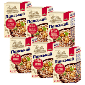 2.4kg Ukrainian Buckwheat Groats Roasted Kasha GMO Free (24x100g) Grechka Sachets