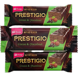 9x 52g Prestigio Glazed Chocolate Wafers in Cocoa & Hazelnut - Product of Ukraine