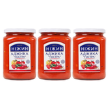 3x Nizhyn 300g Ukrainian Hot Adjika Pack - Product of Ukraine