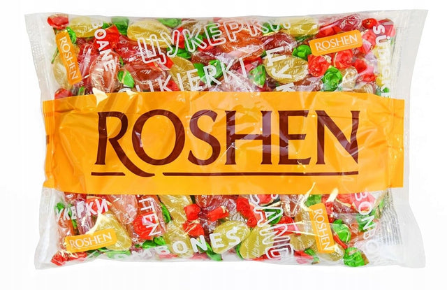 ROSHEN 1kg Citrus Mix Hard Candies Candy - Made in Ukraine