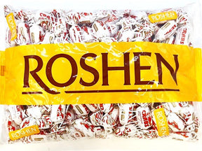 ROSHEN 1kg Crabs Rachki Hard Candy w/ Cocoa & Peanut Filling (141 Candies) - Made in Ukraine