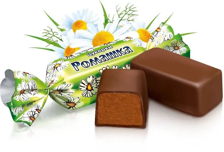 ROSHEN 1kg Romashka Chocolates ("Chamomile" Candies) - Made in Ukraine