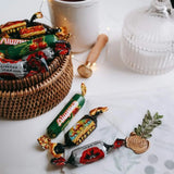 ROSHEN 1kg Lischina Coated Chocolate Pralines w/ Crushed Hazelnut & Almonds Tsukerki - Made in Ukraine