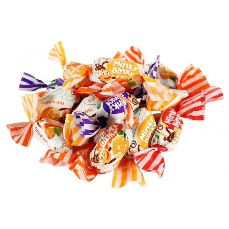 ROSHEN 1kg "Minky Binky" Soft Gummies Lollies w/ Toffee & Jelly Fillings - Made in Ukraine