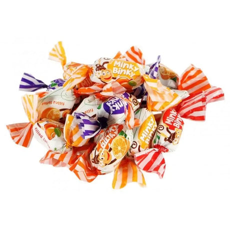 ROSHEN 1kg "Minky Binky" Soft Gummies Lollies w/ Toffee & Jelly Fillings - Made in Ukraine