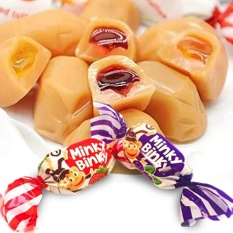 ROSHEN 1kg "Minky Binky" Soft Gummies Lollies w/ Toffee & Jelly Fillings - Made in Ukraine