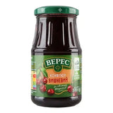 VERES 370g Cherry Fruit Jam Spread from Fresh Fruits - Product of Ukraine