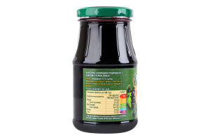 3x VERES 350g Blackcurrant Fruit Jam Spread from Juicy Berries Pack - Product of Ukraine