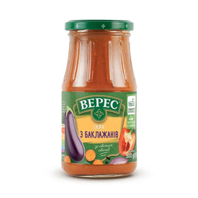 VERES 500g Ukrainian Roasted Eggplant Caviar Paste Spread Baklazhanovaya Ikra