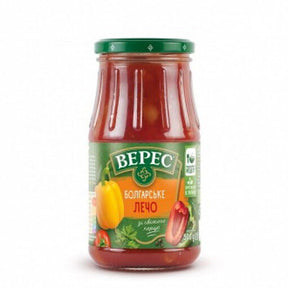 VERES 500g Bulgarian Lecho - Roasted Capsicum Peppers & Tomato Relish Spread (Product of Ukraine)