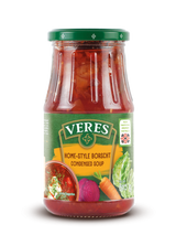 515g Ukrainian Ready-To-Eat Home-Style Borscht Condensed Soup in Glass Jar - Product of Ukraine