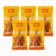 5x 80g Kyiv Khlib "Solomka" Dry Bread Sticks with Fried Onion Sticketti (Product of Ukraine)