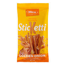 80g Kyiv Khlib "Solomka" Dry Bread Sticks with Fried Onion Sticketti (Product of Ukraine)