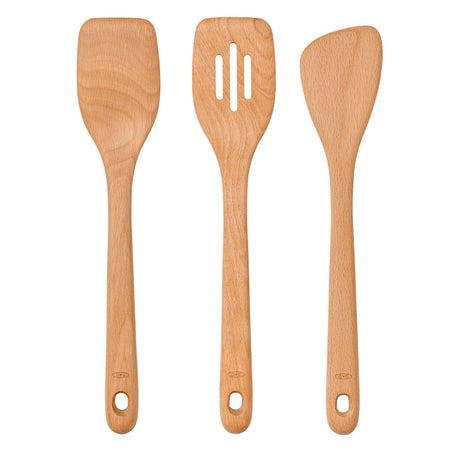 OXO Good Grips 3 Piece Wooden Cooking Turner Set