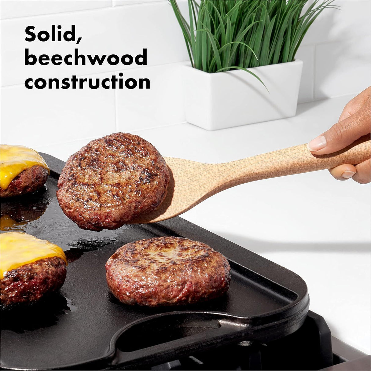 OXO Good Grips 3 Piece Wooden Cooking Turner Set