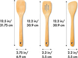 OXO Good Grips 3 Piece Wooden Cooking Turner Set