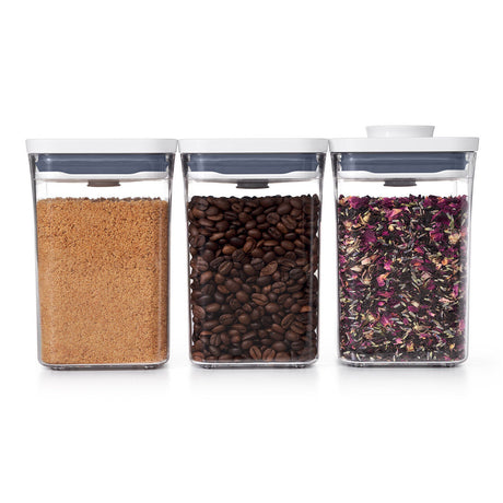 OXO Good Grips POP 2.0 3-Piece Airtight Container Set – BPA-Free, Stackable, Dishwasher Safe