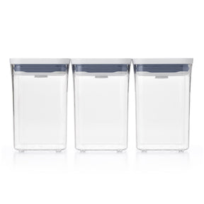 OXO Good Grips POP 2.0 3-Piece Airtight Container Set – BPA-Free, Stackable, Dishwasher Safe