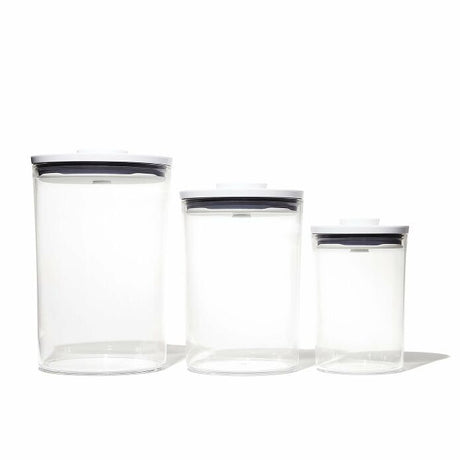 OXO Good Grips Round Pop 2.0 | 3 Piece Container Set