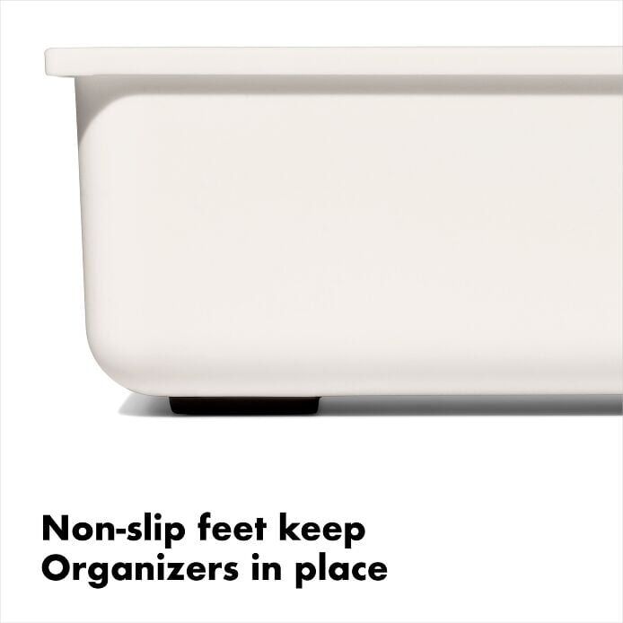 OXO GG Compact Spice Drawer Organiser Tiered Non-Slip Rack Kitchen Storage