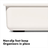 OXO GG Compact Spice Drawer Organiser Tiered Non-Slip Rack Kitchen Storage