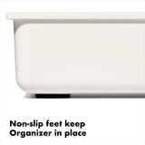 OXO GG Utensil Drawer Organiser Compact Kitchen Tray Non-Slip Cutlery Storage