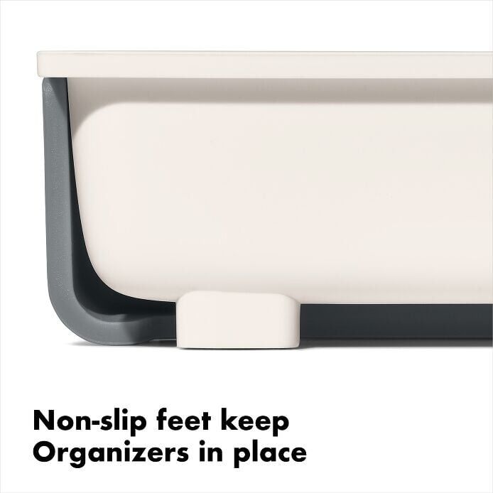 OXO GG Expand Kitchen Tool Drawer Organiser Adjustable Dividers Storage Cup Non-Slip