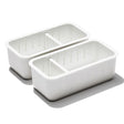 OXO 2PC Adjustable Drawer Bin Set – Expandable Storage Organizer Divider Kitchen Home