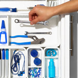 OXO 2PC Adjustable Drawer Bin Set – Expandable Storage Organizer Divider Kitchen Home