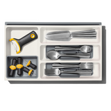 OXO Good Grips Expandable Kitchen Utensil Drawer Organizer, White