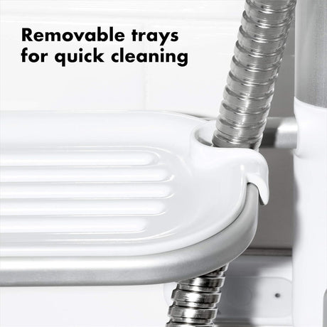 Oxo Good Grips Aluminium Hose Keeper Caddy in Silver