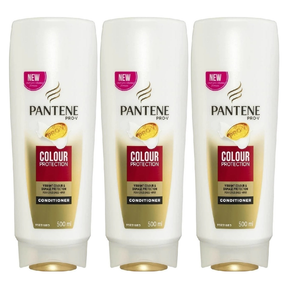 3x Pantene 500ml Pro-V Colour Therapy Conditioner (Pack)