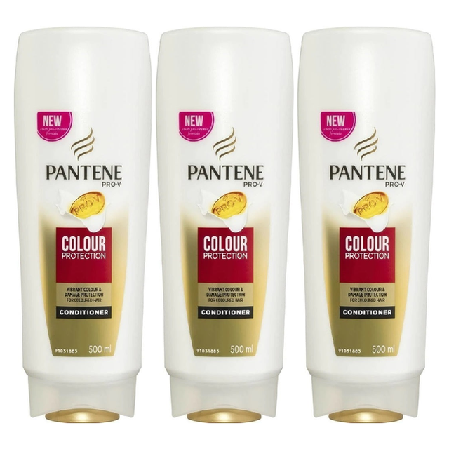 3x Pantene 500ml Pro-V Colour Therapy Conditioner (Pack)