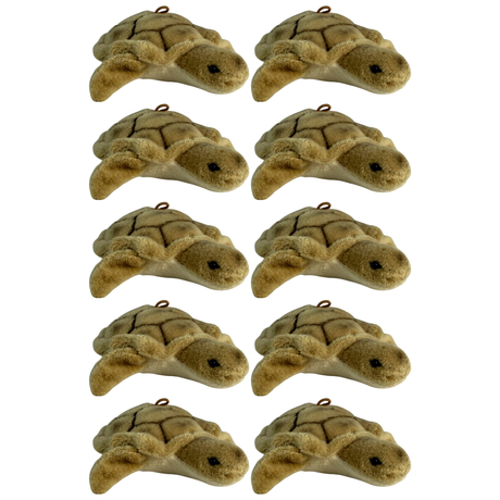 10x Bocchetta 11cm Mini Turtle Plush Toy Bulk Pack (Stuffed Animal Sea Life Keyring Gift)