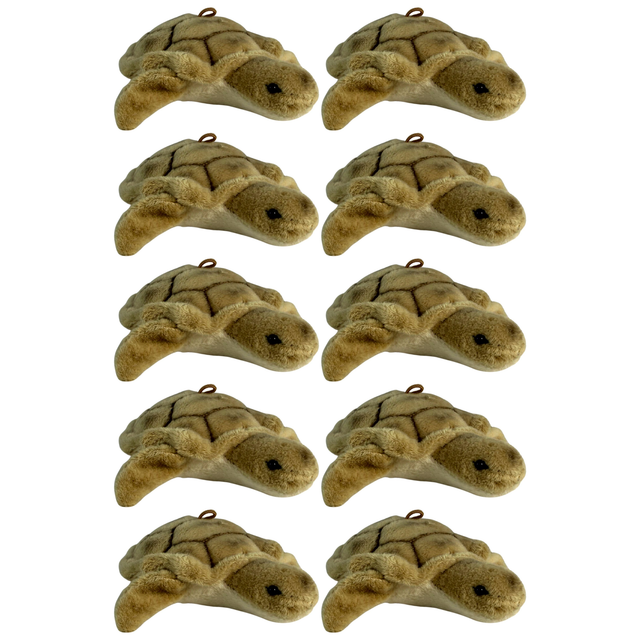 10x Bocchetta 11cm Mini Turtle Plush Toy Bulk Pack (Stuffed Animal Sea Life Keyring Gift)