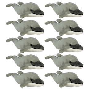 10x Bocchetta 15cm Mini Dolphin Plush Toy Bulk Pack (Stuffed Animal Sea Life Keyring Gift)