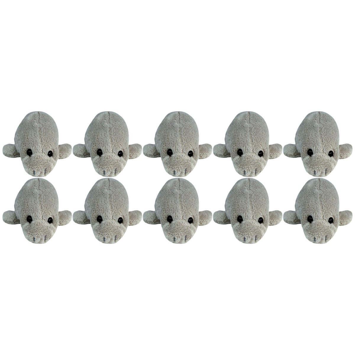 10x Bocchetta 13cm Mini Manatee Plush Toy Bulk Pack (Stuffed Animal Sea Life Keyring Gift)