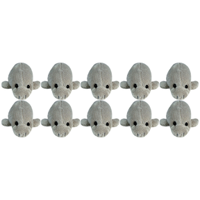 10x Bocchetta 13cm Mini Manatee Plush Toy Bulk Pack (Stuffed Animal Sea Life Keyring Gift)