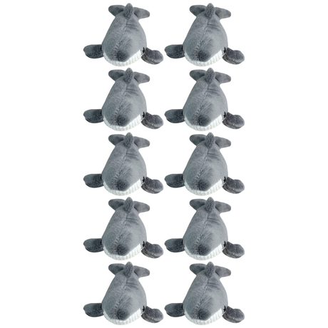 10x Bocchetta 15cm Mini Whale Plush Toy Bulk Pack (Stuffed Animal Sea Life Keyring Gift)